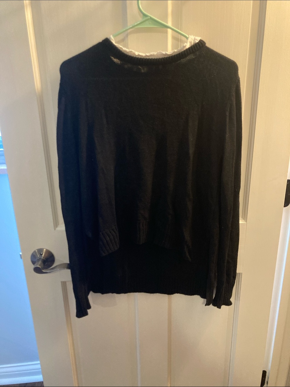 Seraphine Black Scoop Neck Maternity Sweater